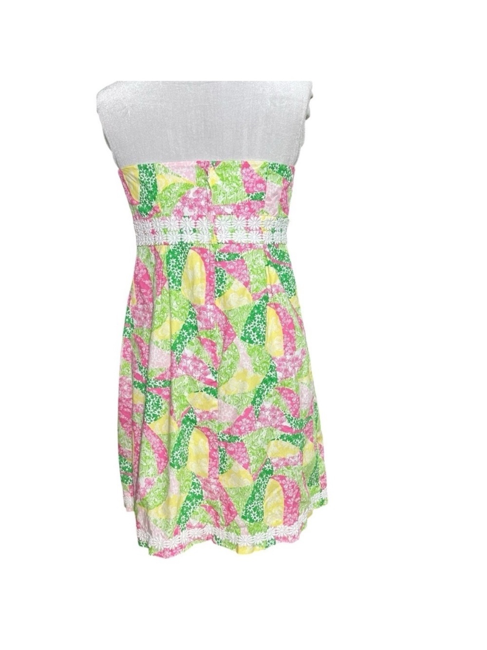 Lilly Pulitzer Women’s Strapless Dress. Size 6 - Picture 2 of 3